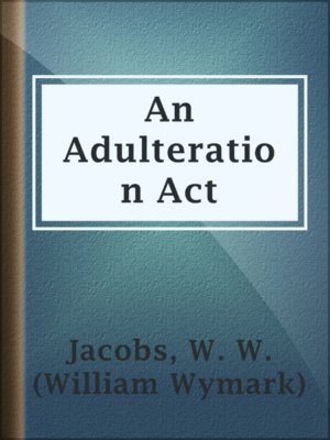 cover image of An Adulteration Act